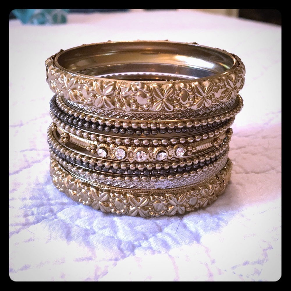 Amrita Singh Stacked Bangle Bracelets